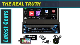 TONIKPMST Single Din Car Stereo Best Choice for Apple Carplay amp Android Auto Compatibility [upl. by Kancler]