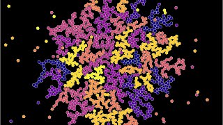 Growing quasicrystals from pentagons at higher temperature [upl. by Derinna]