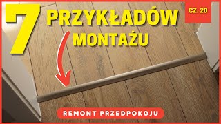 7 PRZYKŁADÓW MONTAŻU LISTEW PROGOWYCH  PROFILI DYLATACYJNYCH W PRZEJŚCIACH I NIE TYLKO [upl. by Eenhat]