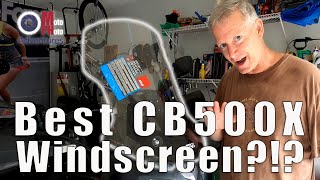 Givi Windshield Install and Review  Honda CB500X [upl. by Ellan]