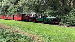 14Sep2019 Kirklees Light Railway Steam amp Diesel Gala [upl. by Alyekahs]