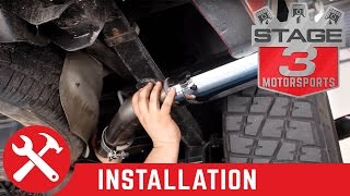 20112014 Ford F150 50L V8 Magnaflow Single Exit Exhaust System Install [upl. by Muhammad]