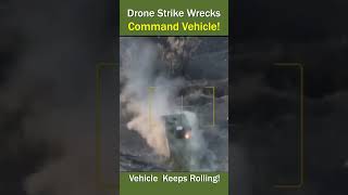 M577 Command Vehicle Keeps Moving After Drone Strike [upl. by Ranna]