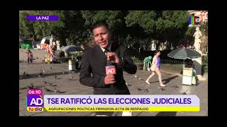 El TSE ratificó las elecciones judiciales [upl. by Allimaj]