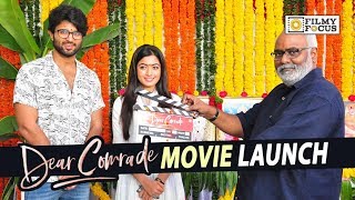 Dear Comrade Movie Launch Video  Vijay Devarakonda Rashmika Mandanna  Filmyfocuscom [upl. by Bernarr]