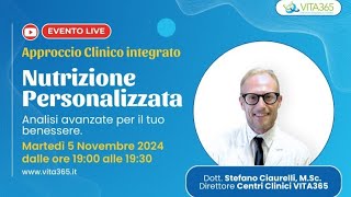 APPROCCIO CLINICO INTEGRATO LA NUTRIZIONE PERSONALIZZATA [upl. by Ebehp825]