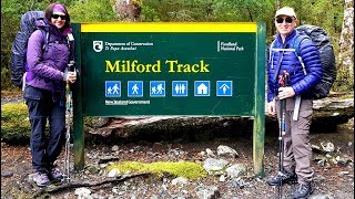 Hiking The Milford Track Fiordland National Park New Zealand [upl. by Yrolg]