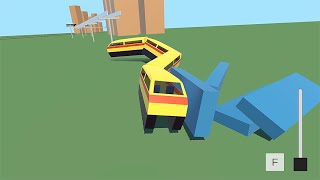 Monorail RapidRush  Train Sim  Funny Scene Jump From End Of Track [upl. by Cleary804]