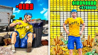 1 To 1000000 JEFFY in GTA 5 [upl. by Kaylil]