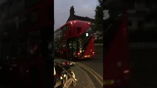 3 turning onto Morval Road 2024 londonbus fortheloveofbuses [upl. by Nonnarb]