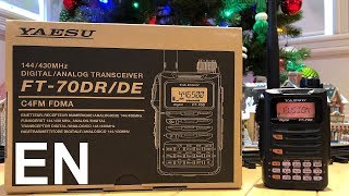 Yaesu FT70DR quotFull Reviewquot [upl. by Palmore]