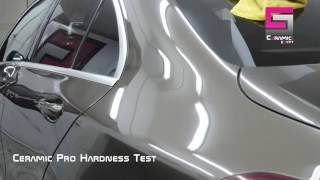 Ceramic Pro 9H Scratch amp Hydrophobic test [upl. by Sibelle]