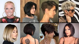 50 MELHORES CORTE DE CABELO CURTO FEMININO 2024 PARA MULHERES 40 50 60 ANOS [upl. by Motch]