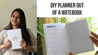 DIY Planner Out of A Notebook  Easy and Affordable Planner DIY [upl. by Entsirhc294]