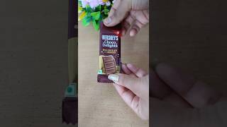 Hersheys choco delights milk chocolate with crunchies chocolate hersheys mkzfood shorts [upl. by Aihtniroc]