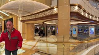 Majestic Princess walking tour in 360 [upl. by Ahsienak]