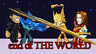 end of THE WORLD JJBA OP 4v3 in Brawlhalla [upl. by Guntar]