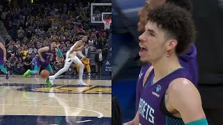 LaMelo Ball SHUTS DOWN Tyrese Haliburton to seal Hornets’ win  NBA on ESPN [upl. by Vitalis]