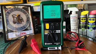 GREENLEE Megohmmeter Model 5880 w Alarm Feature [upl. by Nwahsauq]