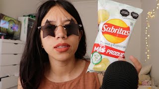 ASMR comiendo sabritas  chisme de mujer 💋 [upl. by Bakeman]