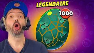 jai OUVERT 1000 OEUFS sur un COMPTE 0 TR 😱 voici ce que jai eu PACK OPENING Brawl Stars [upl. by Abihsot]