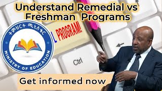 What is a remedial program and how does it differ from a freshman course [upl. by Notloc]