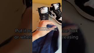 How To Uncrease Jordan 1’s sneakers sneakercleaning sneakerhead fyp xyzbca [upl. by Nathanil]