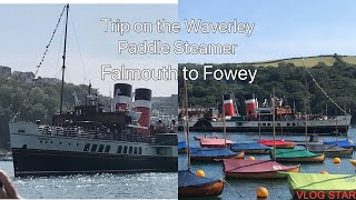 Trip to Fowey on PS Waverley from Falmouth [upl. by Isadora977]