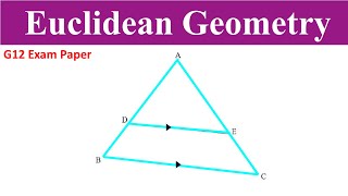 Triangle Proportionality theorem for Grade 12 [upl. by Ennaylil]