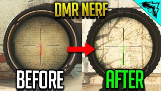 DMR 14 NERF COMPARISON IN WARZONE [upl. by Atinniuq505]