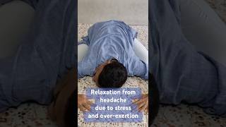 Relaxation from headache due to stress and overexertion break relaxation mentalhealth rest [upl. by Arie]