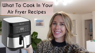 5 SIMPLE AIR FRYER RECIPES  HEALTHY AIR FRYER RECIPES  Kerry Whelpdale [upl. by Esir]