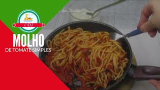 Como fazer molho de tomate simples  Receita italiana  Culinária direto da Itália [upl. by Assetniuq434]