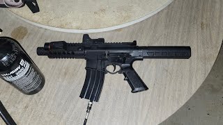 Crosman A4P Full Auto BB Pistol Trial run [upl. by Rod]