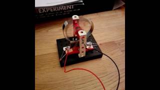 ALGA science 101experiment Electric motor experiment no100 [upl. by Ahsirtal]