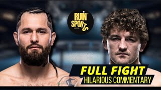 UFC’s Fastest KO Masvidal’s 5Second Win Shocks Our New Commentator ufc masvidal benaskren [upl. by Gloriana]