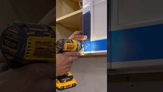 Installing Kitchen cabinets door pulls 👉 Gpr3Carpentry🔨 viral tips carpentry tools diy [upl. by Itoc670]