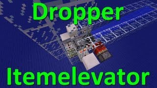 Minecraft Hopper Invention 5 Simple Hopperdropper Itemelevator [upl. by Neelat]