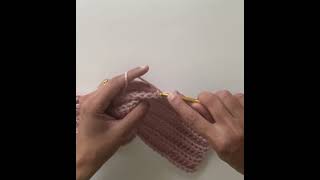 How to Crochet Back post double crochet bpdc crochet diy beginners easy learn [upl. by Torbert]