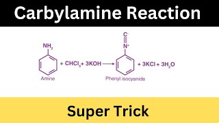 Carbylamine Reaction Trick [upl. by Cristie516]