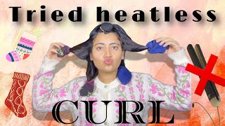 HEATLESS CURLS TUTORIAL  HEATLESSCURLPART1  ALISHASENCHURY12 [upl. by Huckaby402]