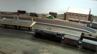 GCR  LNER Robinson L1 L3 264 tank engine on train of goodscoal empties [upl. by Pravit164]