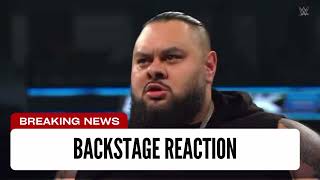 Backstage Reaction To Bronson Reed Joining The Bloodline [upl. by Ahsaya274]