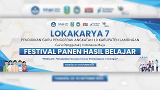 LOKAKARYA 7 PENDIDIKAN GURU PENGGERAK ANGKATAN 10 KABUPATEN LAMONGANGURU PENGERAK  INDONESIA MAJU [upl. by Townshend]