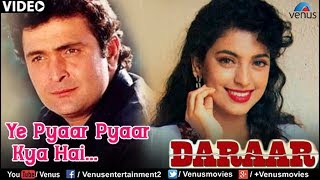 Ye Pyar Pyar Kya Hai Full Video Song  Daraar  Rishi Kapoor Juhi Chawla Arbaaz Khan [upl. by Masterson]