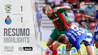 Highlights  Resumo Marítimo 11 FC Porto Liga 2122 3 [upl. by Cassandry]