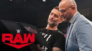 FULL SEGMENT  CM Punk comes facetoface with Rollins in brand decision Raw Dec 11 2023 [upl. by Decrem911]