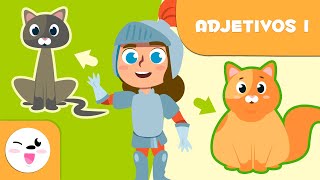 LOS ADJETIVOS 🐭 Animales 🐘 Vocabulario para niños 🐢🐆 Episodio 1 [upl. by Reibaj983]