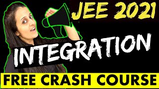 Integration JEE Mains Math JEE 2022JEE 2022 Free Crash Course Neha Mam  Mathematically Inclined [upl. by Ynad329]