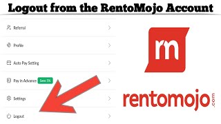 How to Logout from Your RentoMojo Account  StepbyStep Guide [upl. by Yekcaj638]